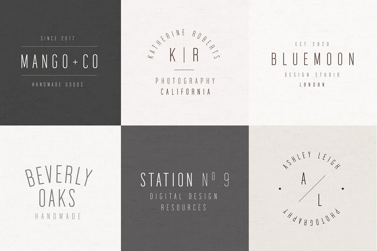 Blanche | Modern Sans Serif + Logos preview 2