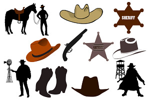 Cowboy Clipart And Vector