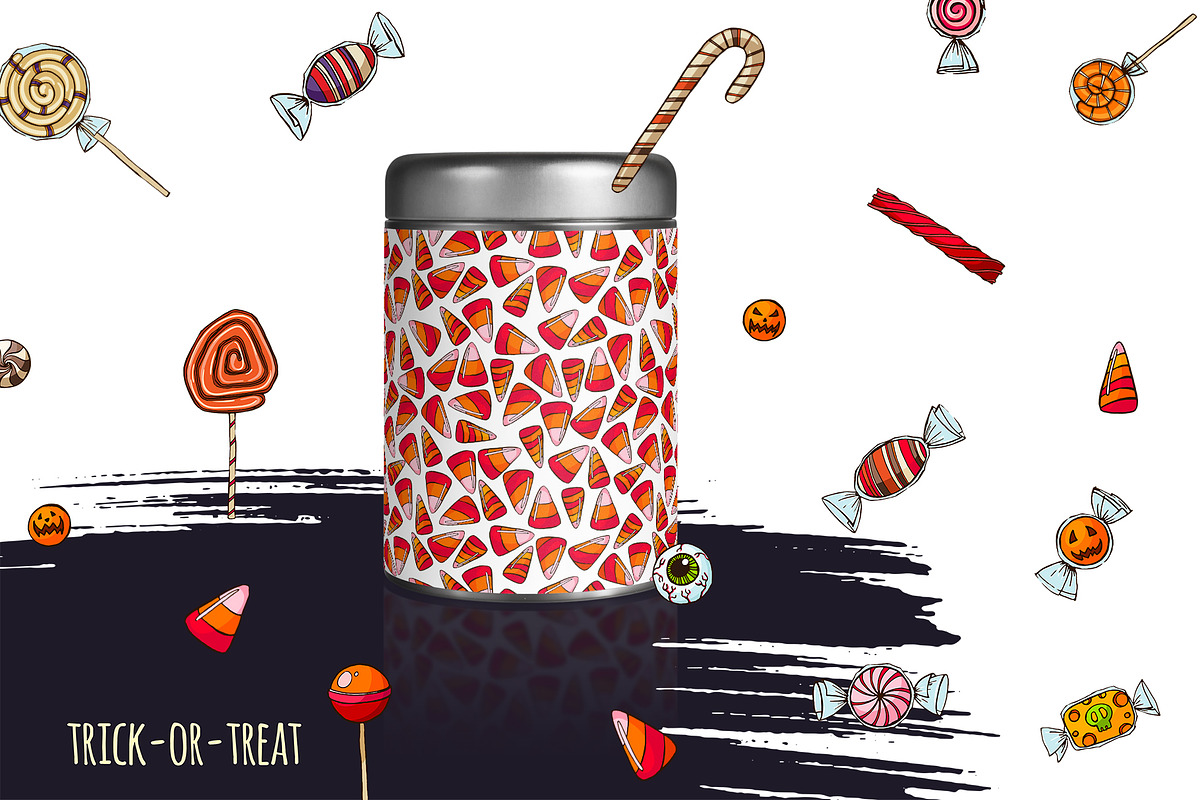 Halloween set, 55 vector items, an Illustration by rubinat (Photo 3 of 7)