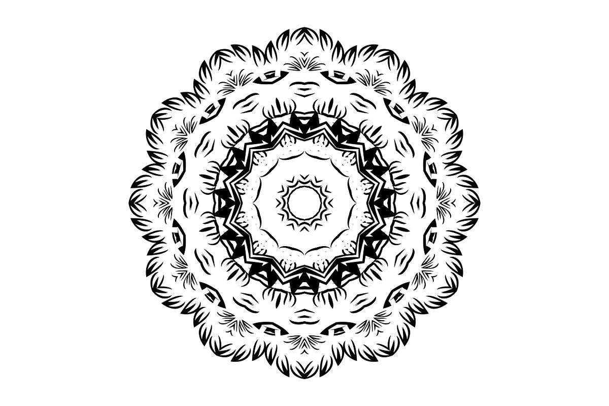 Artistic Mandala Vector Collection, a Decorative Illustration by NJ Himel (Photo 2 of 101)