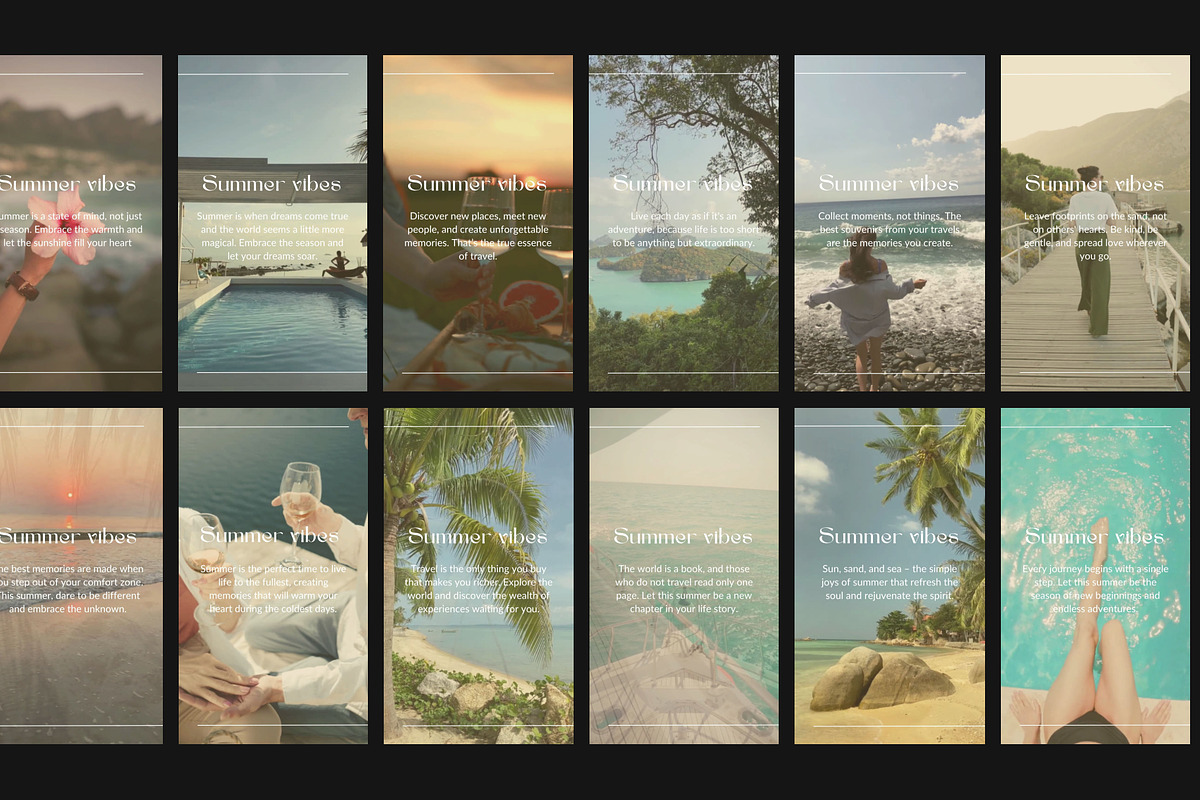15 Summer Aesthetic Reels, a Social Media Template by Studio DigiCraft (Photo 4 of 7)