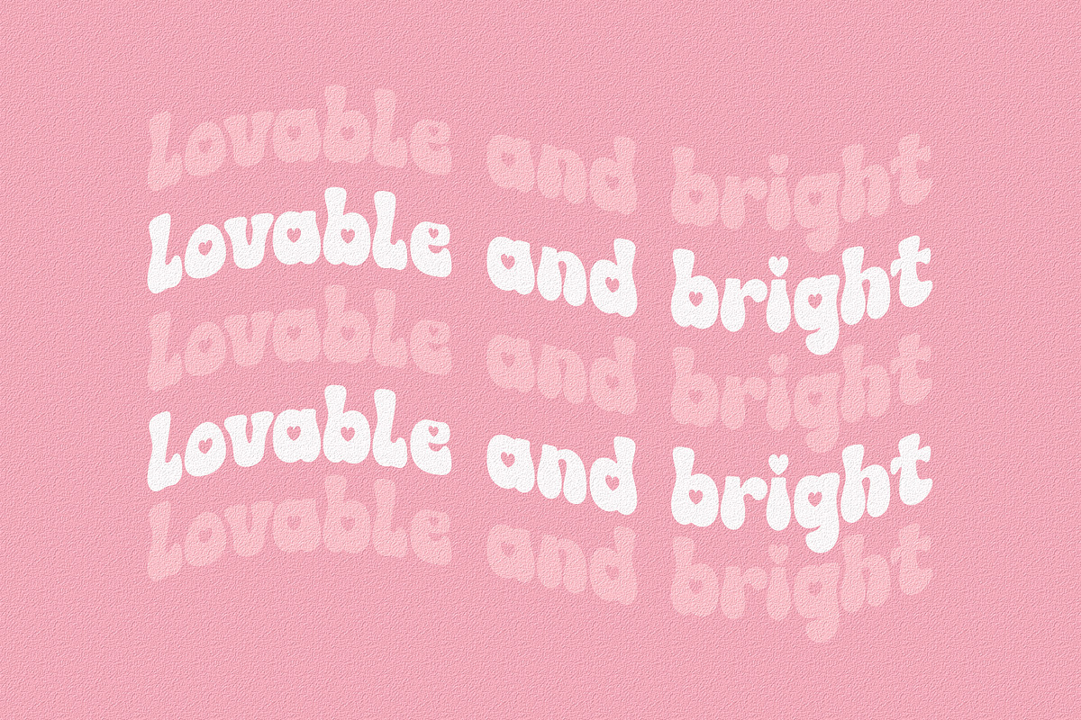 Retro Heart You - Love Heart Font, a Font by Airotype (Photo 6 of 13)