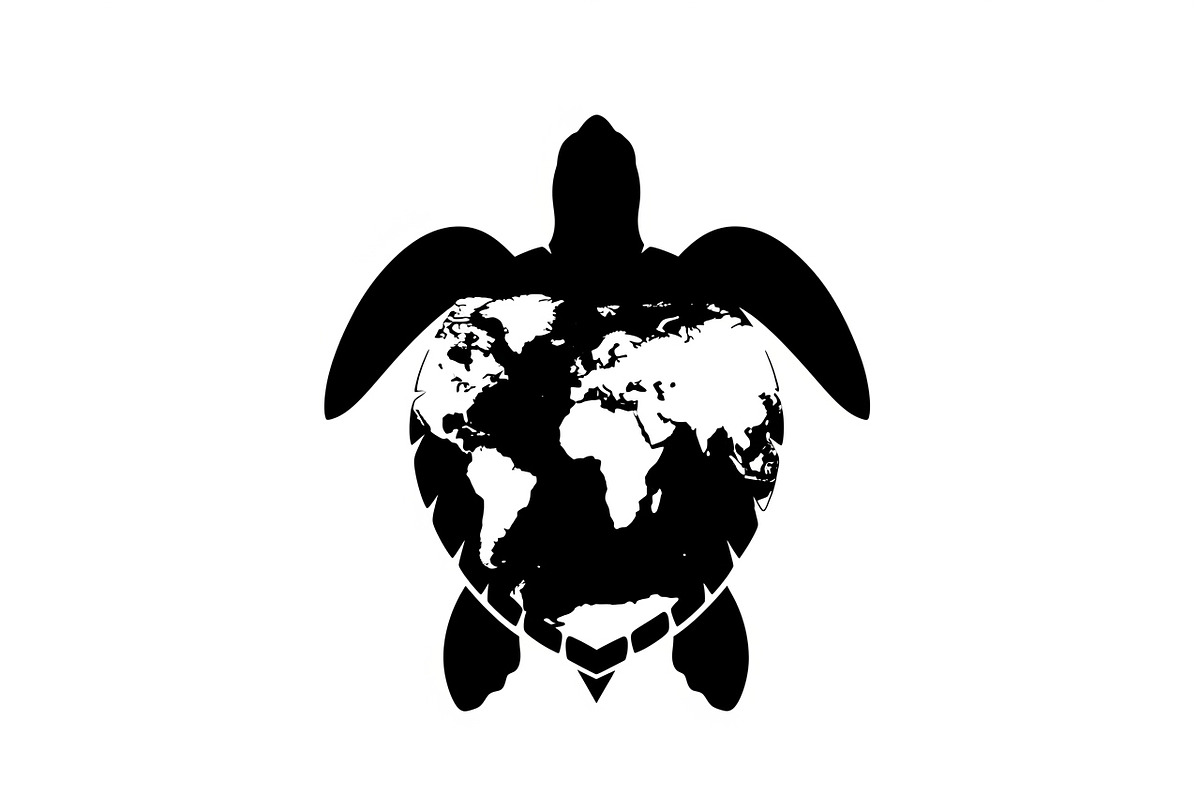 World Map Sea Turtle Bundle, an Illustration by Gaye Art (Photo 3 of 31)