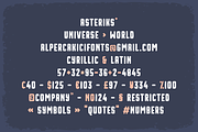 Aquanus - Bold Eroded Font Family, a Handwritten Font by alpercakici (Thumbnail 11 of 14)