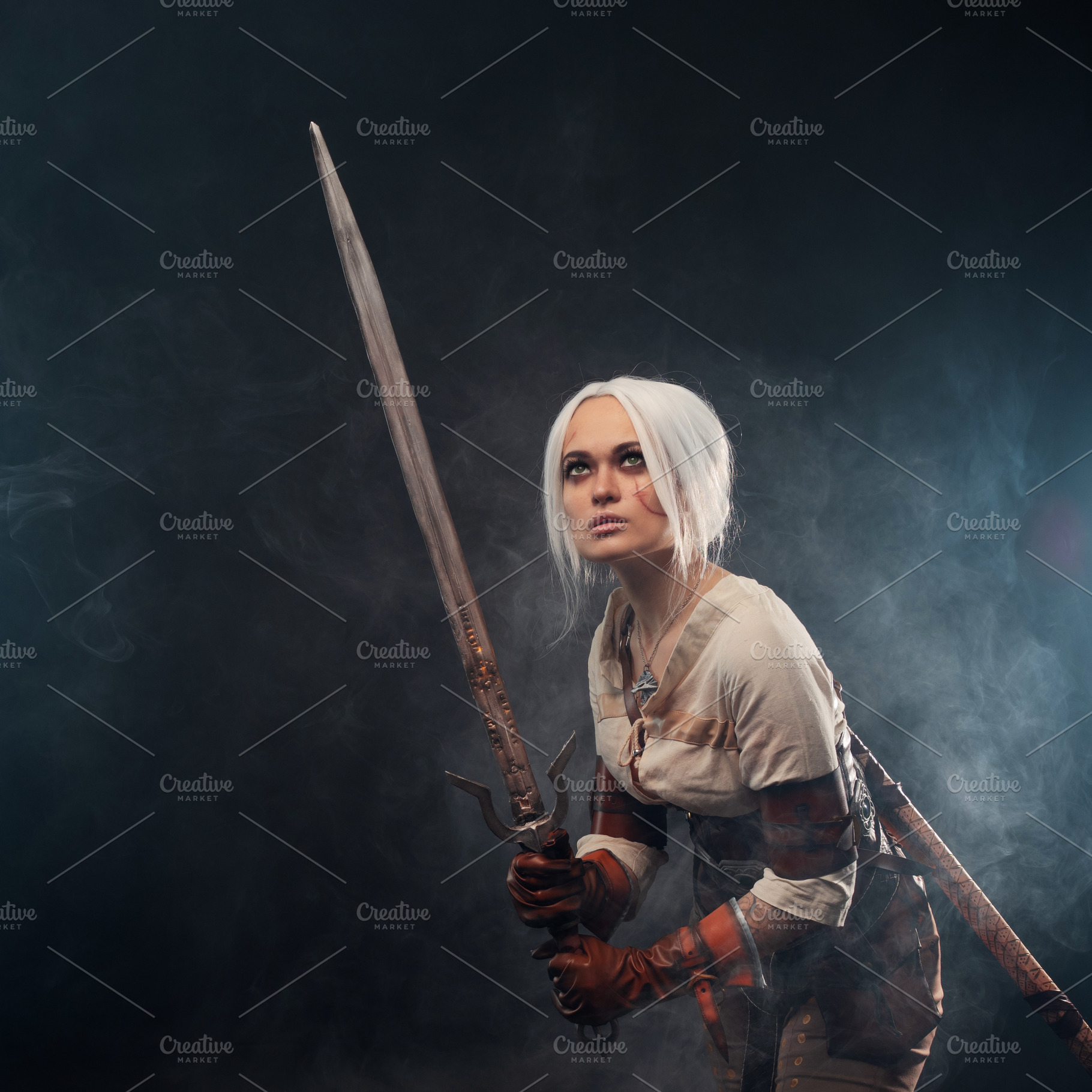A young warrior with a sword, a Person Photo by Photos for every occasion
