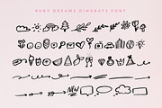 Ruby Dreams font + dingbats, a Script Font by Creator Goodies (Thumbnail 3 of 9)