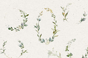 Watercolor Green Leaves Collection, a Decorative Illustration by Damian Roh (Thumbnail 12 of 19)