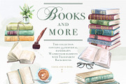 Books&More Watercolor Illustrations, an Education Illustration by beehouse studio (Thumbnail 2 of 5)