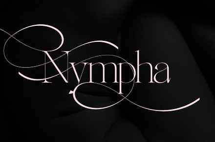 Nympha Luxurious Font - Light