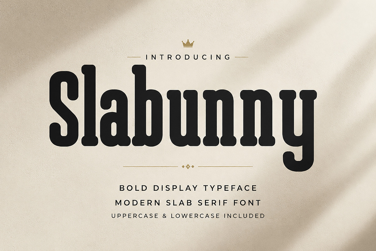 Slabunny, a Slab Serif Font by Wow Magic (Photo 1 of 4)