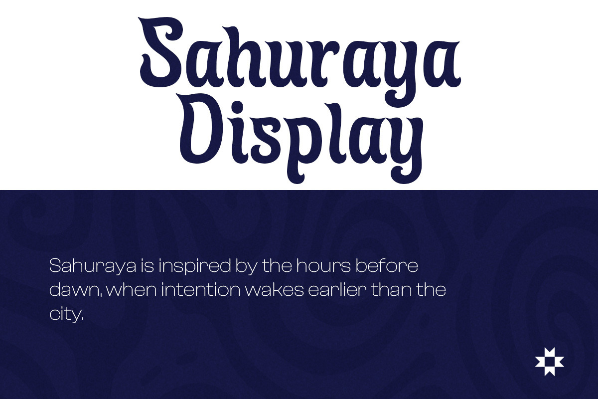 Sahuraya - Ramadan Display Font, a Handwritten Font by Letterhend Studio (Photo 6 of 9)