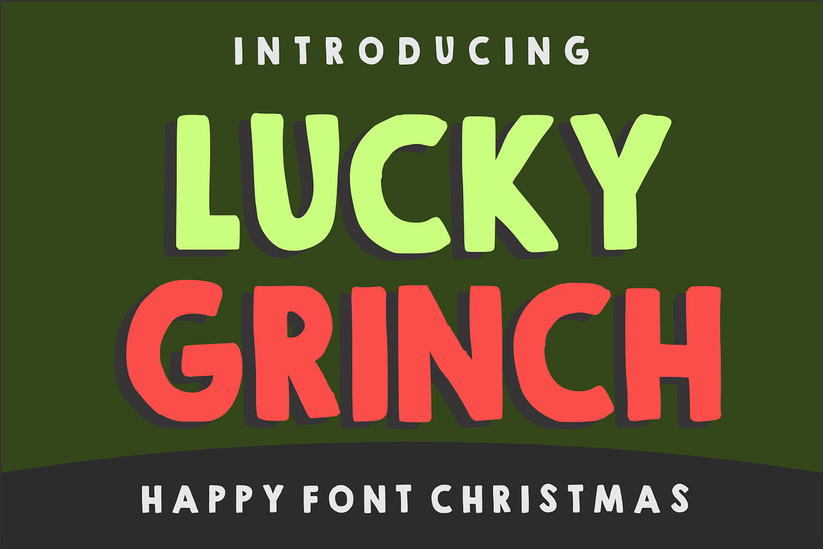 Lucky Grinch, a Font by Limited.studio (Photo 1 of 8)
