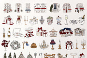 Midnight Town – Winter Line Art, a Seasonal Illustration by Mio Buono (Thumbnail 13 of 18)