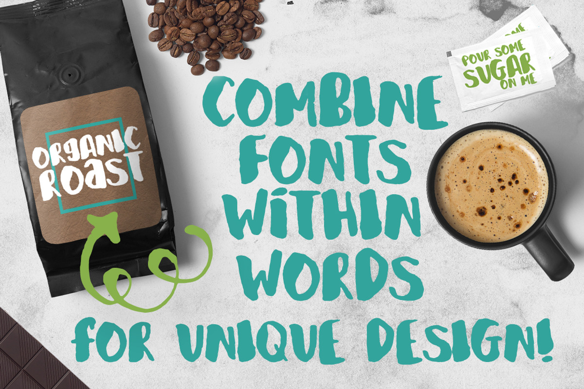 Organic Hand Font Trio preview 6