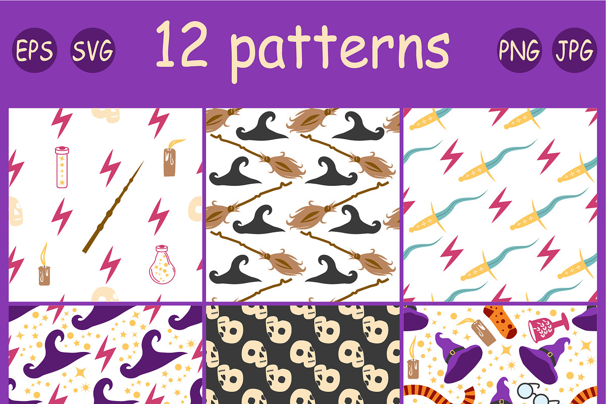 School of Magic 2 Pattern, a Pattern Graphic by Michiru13 (Photo 14 of 15)