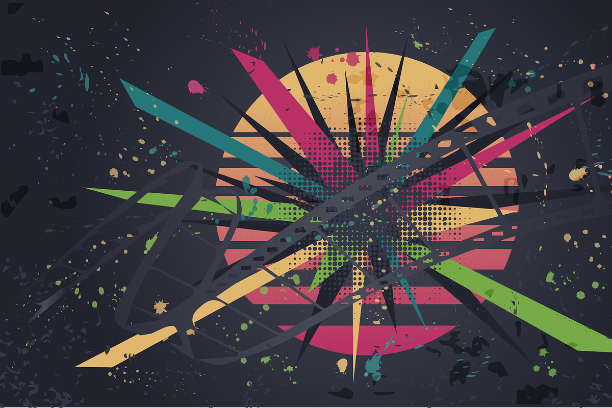 Abstract Grunge Background, a Texture Illustration by JYa_Design