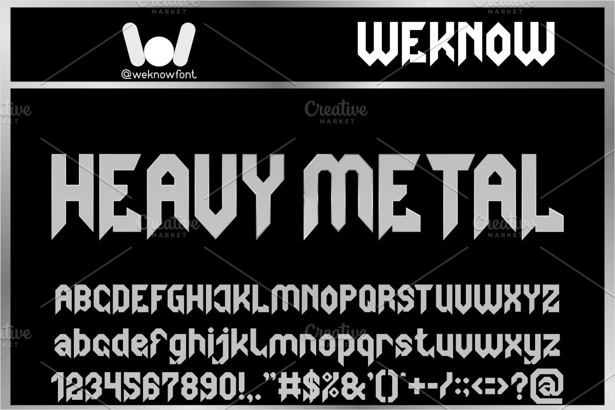 Thunder Bird Font, a Font by weknow (Photo 5 of 8)