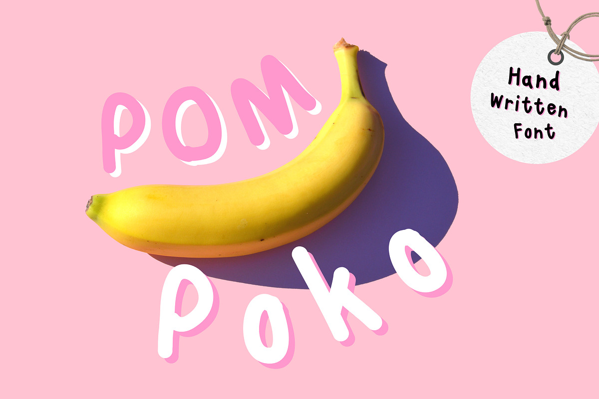 Pom Poko Handwritten Font, a Script Font by Nuchylee Photo (Photo 1 of 8)