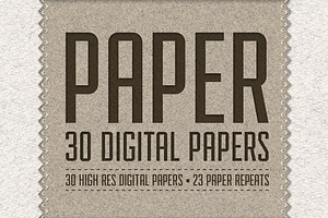 Paper Pack: 30 Digital Papers