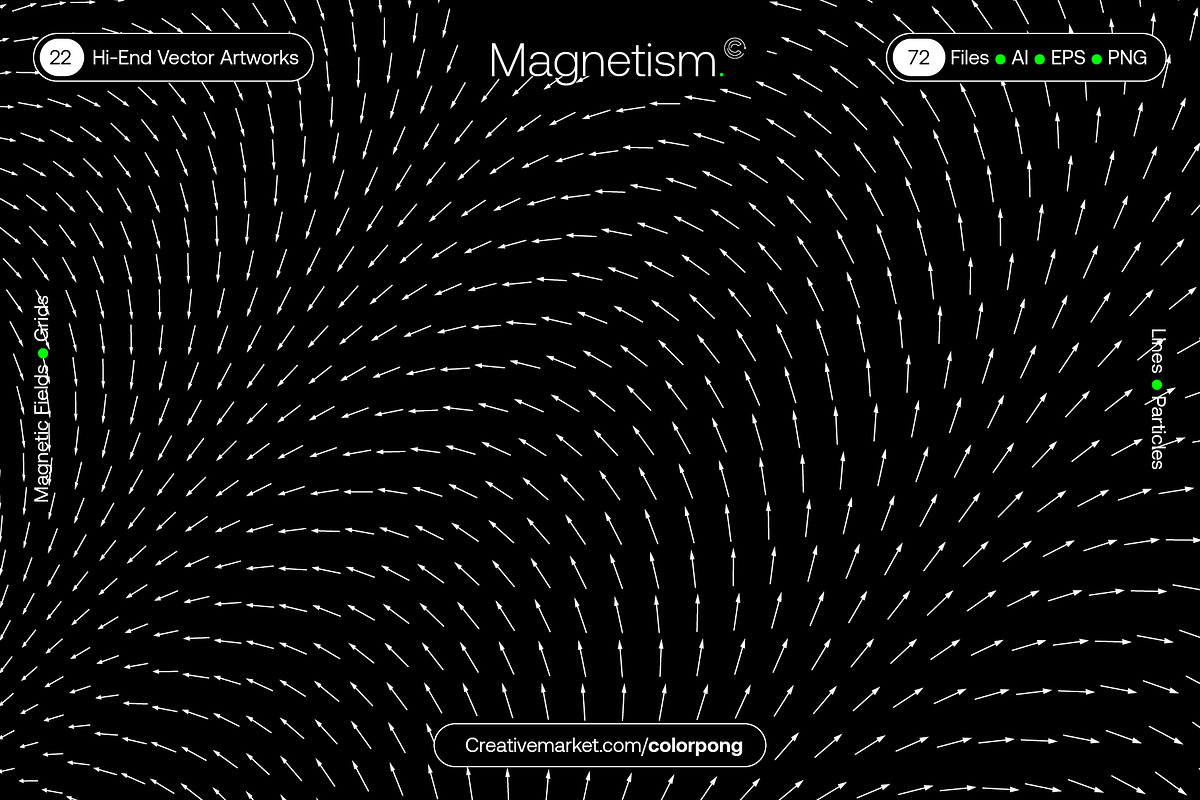 Magnetism - Vector Bundle, a Pattern Graphic by Colorpong (Photo 6 of 14)