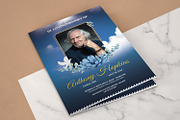 Blue Sky Funeral Program Template, a Brochure Template by Template Shop (Thumbnail 2 of 5)
