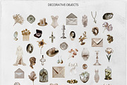 Beige Gothic - Elegance Collage Kit, an Object Graphic by Natali Batu (Thumbnail 6 of 12)