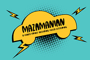 Mazamanian, a Font by OnTheSpotStudio (Thumbnail 1 of 2)