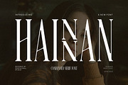 Hainnan Elegant Ligature Serif Font, a Serif Font by Graphicxell (Thumbnail 1 of 7)