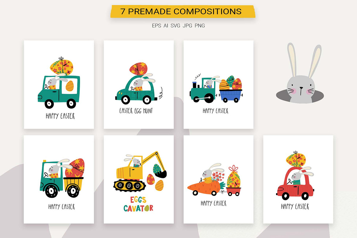 Egg Hunt Map. Map Creator, a Seasonal Illustration by Irina Ostapenko (Photo 7 of 11)