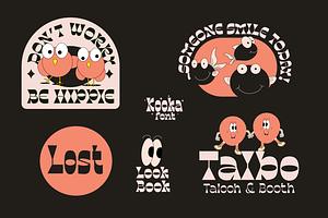 Kooka Font - Fun Groovy Family