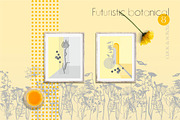 Botanical futurism illustration, an Object Graphic by Collection by VY (Thumbnail 12 of 13)