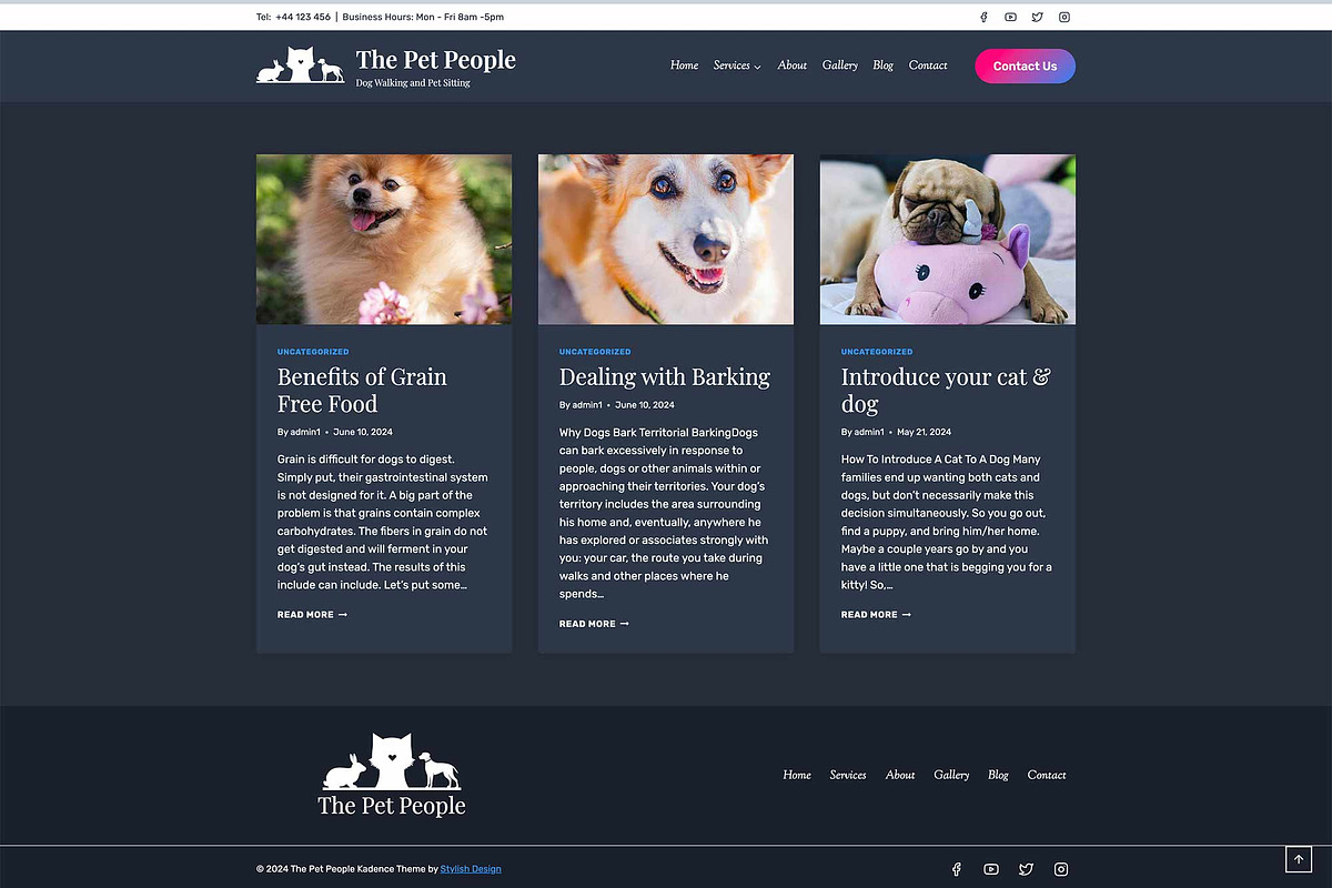 Pet People - Wordpress Kadence Theme, a WordPress Template by StylishDesignMe (Photo 9 of 10)