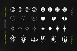 Abstract Shape Pack 150 Icons!