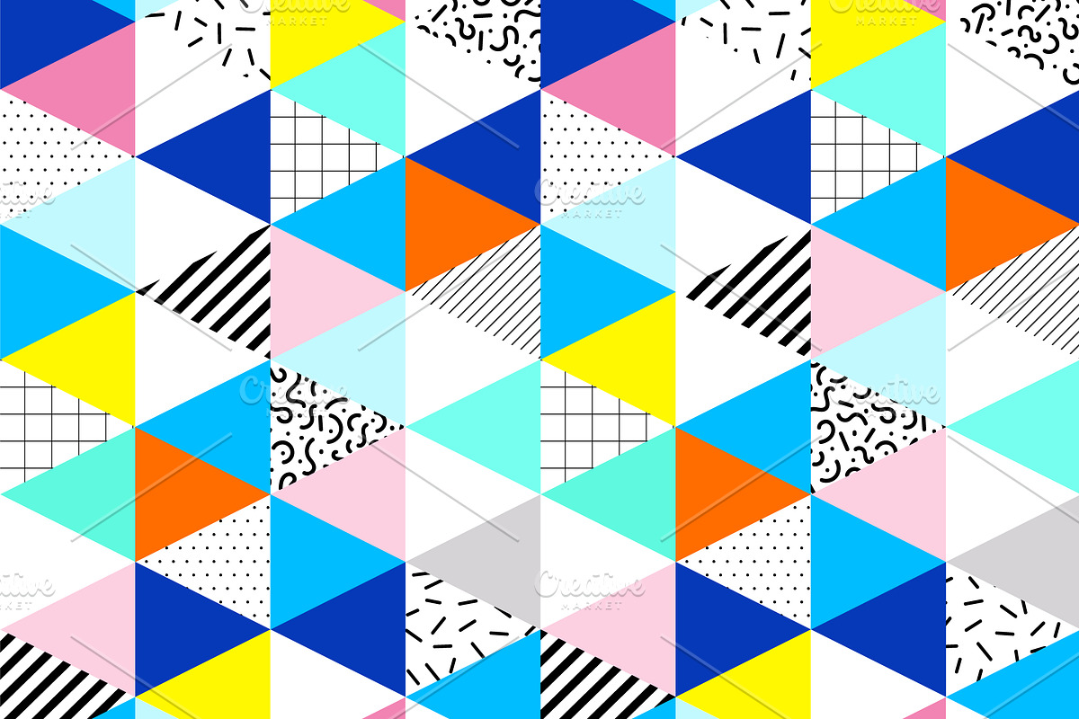 Hello from 80's, a Pattern Graphic by Daria Miazhevich (Photo 5 of 7)