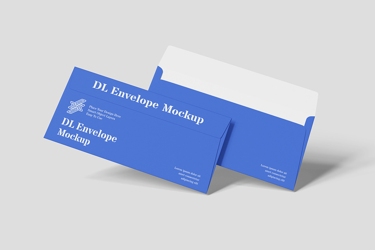 Professional DL Envelope Mockup PSD, an Advertising Mockup by Indah (Photo 3 of 6)