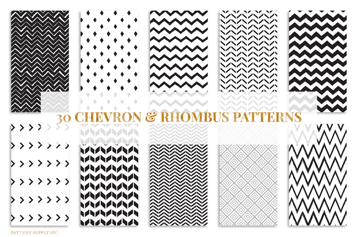 Fancy Geos II Collection - Bundle, a Pattern Graphic by Pattern Supply Co. (Photo 5 of 19)