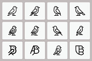Bird Logo Designs Collection, a Branding & Logo Template by Vectorium Studio (Thumbnail 1 of 2)
