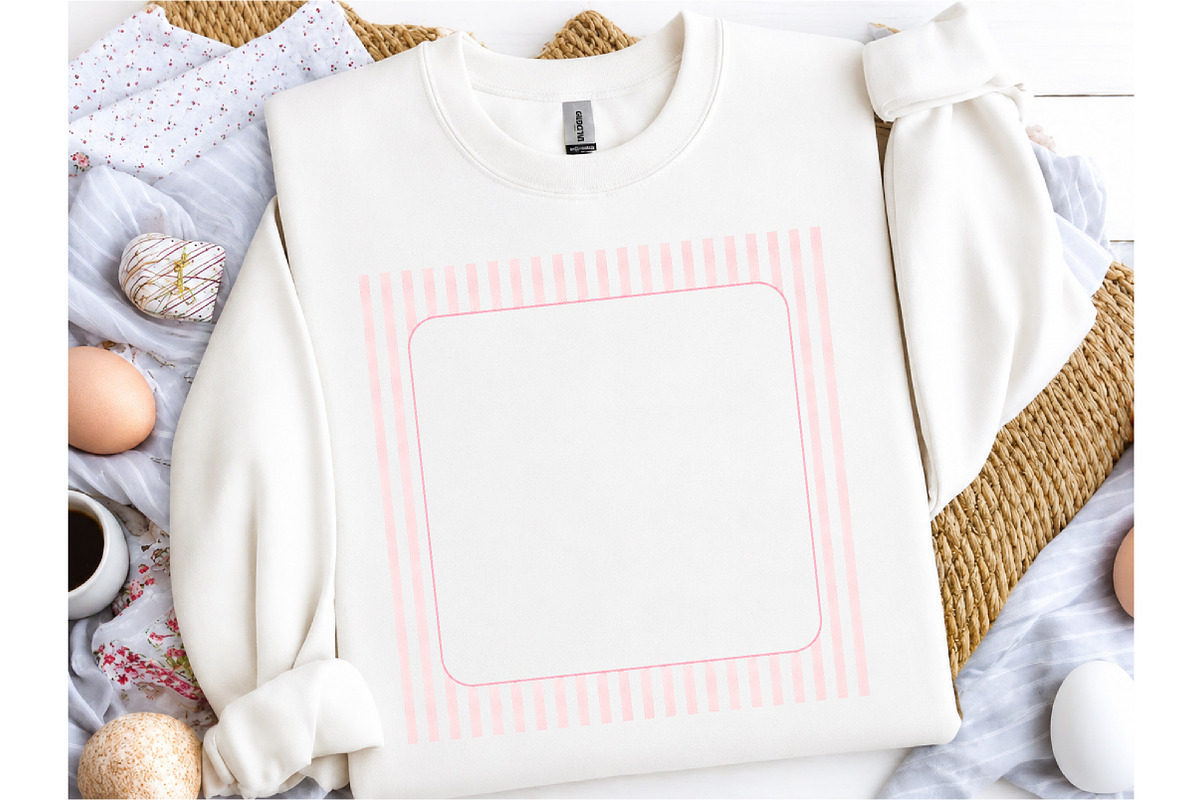 Coastal Stripe Frames PNG Bundle, a Seasonal Illustration by OK Design (Photo 5 of 6)