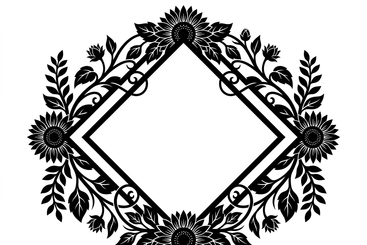 60 Romantic Diamond Wall Floral, a Decorative Illustration by Amazin_art (Photo 14 of 45)