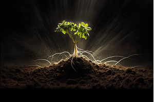 Deep-rooted Plant showing root, a Nature Photo by Ylivdesign