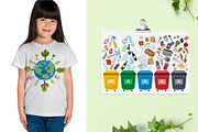 Waste Sorting Collection, a Food Illustration by Gulnara Sabirova (Thumbnail 9 of 9)