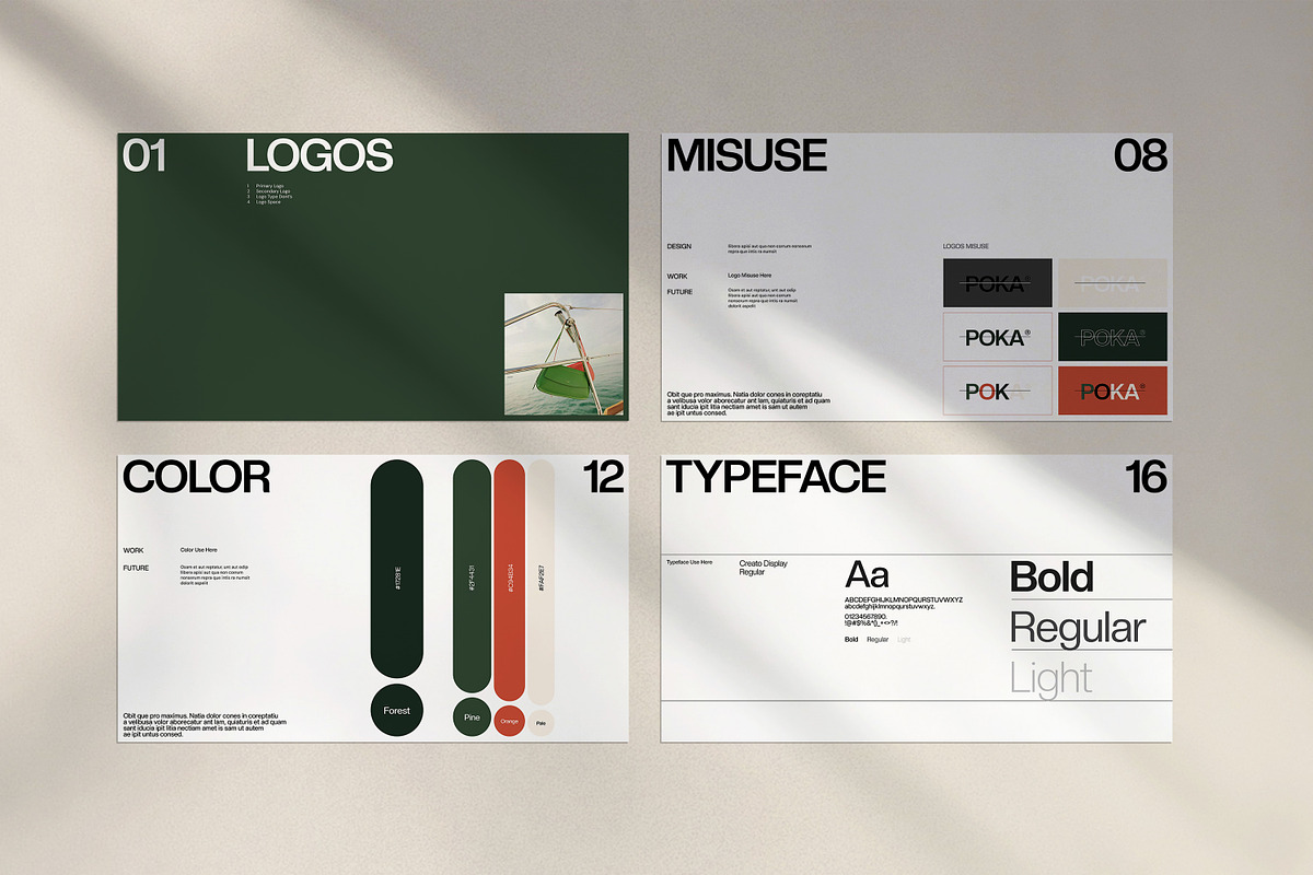 POKA | Brand Guideline Templates, a Presentation Template by evgenystudio (Photo 8 of 10)