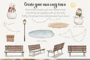 The Christmas town, an Animal Illustration by Mimomy (Thumbnail 6 of 14)