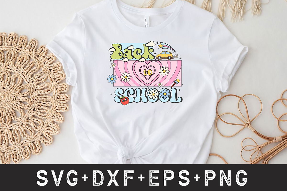 Groovy Retro Back to School Bundle, an Object Illustration by Libby Wishes (Photo 8 of 10)