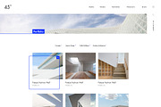 45 Degrees - Architecture Template, a Websites & App Template by Milo Studio (Thumbnail 6 of 7)