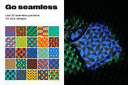 BRICKS-Geometric Pattern Collection, a Pattern Graphic by Katedsgn (Thumbnail 3 of 12)
