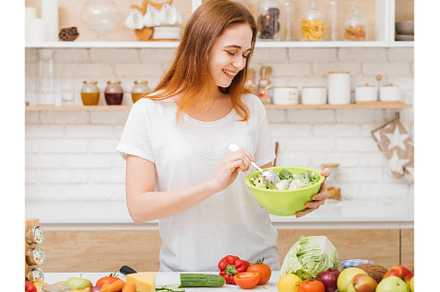 organic nutrition health care female, a Food & Drink Photo by Photo Drive Studio