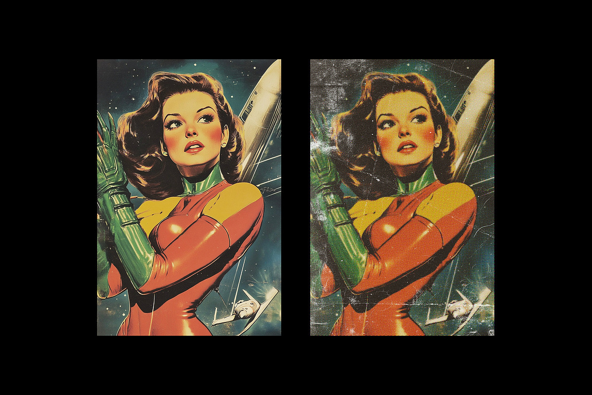 Retro Comic Photo Effect, a Layer Style Add-On by Design Squad