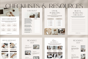 Savanna Workbook Canva Template