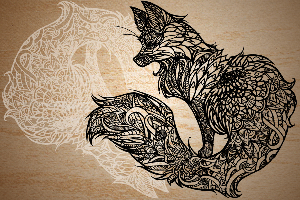 Ornate Fox, an Animal Illustration by Ferntale Art & Design (Photo 2 of 2)